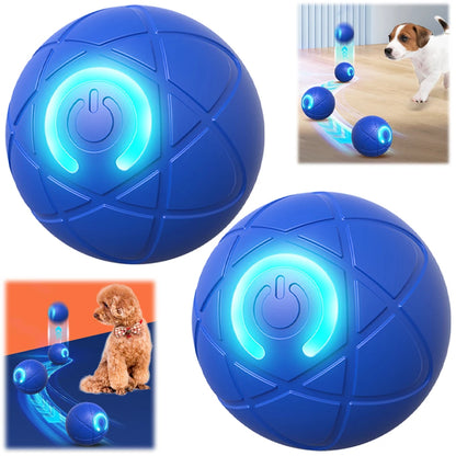 Smart Interactive Dog Ball: Auto Rolling & Moving Electric Toy with LED Lights, Relieve Boredom for Small, Medium, Large Dogs