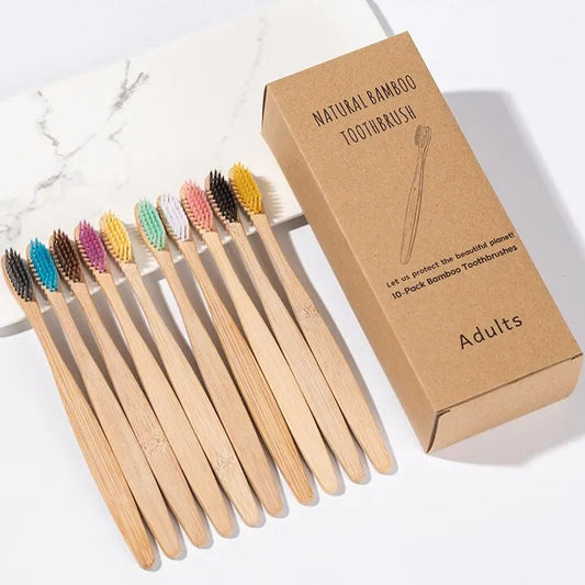 Set Spazzolini ecosostenibili in Bambù BAMBUSMILE™